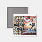 Pearl Harbour Day Magneet (Voorkant / Achterkant)