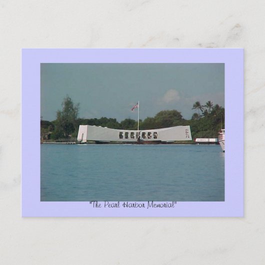 "PEARL HARBOUR" MEMORIAL, "The Pearl Harbor Mem... Briefkaart (Voorkant)