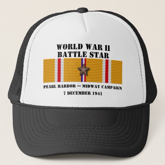 Pearl Harbour/Midway Campaign Trucker Pet (Voorkant)