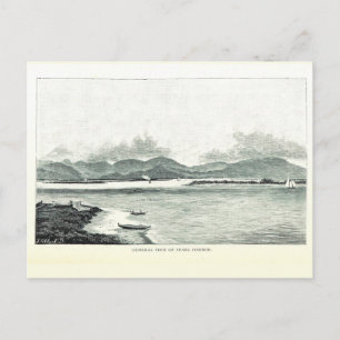 Pearl Harbour, Oahu, Hawaii 1890 Briefkaart