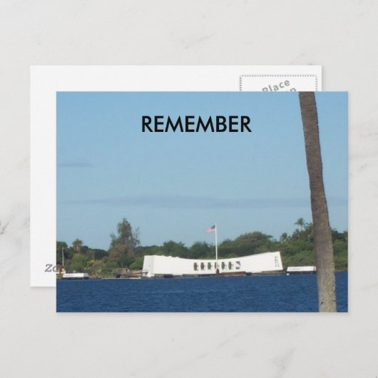 Pearl Harbour-postkaart Briefkaart (Voorkant / Achterkant)