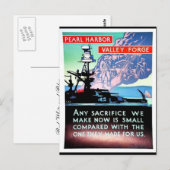 Pearl Harbour V All Ey for Ge Briefkaart (Voorkant / Achterkant)