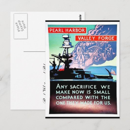 Pearl Harbour V All Ey for Ge Briefkaart (Voorkant / Achterkant)