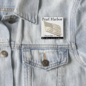 Pearl Harbour Vierkante Button 5,1 Cm (In situ)