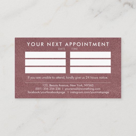 Pearl Healing Hands Energy Spiral Appointment Visitekaartje (Achterkant)