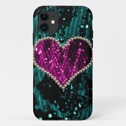 Pearl Heart Case-Mate iPhone Case (Achterkant)