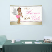 Pearl High Heel Princess Angel Etnisch Baby shower Spandoek (Beurs)