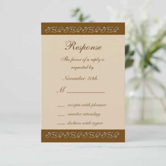 Pearl Icing op Mocha RSVP (Staand voorkant)