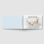 Pearl in Seashell Memorial Service Guest Book Gastenboek (Volledig)