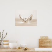 Pearl in Seashell Poster (Keuken)