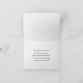 Pearl in Seashell Sympathie Hartelijk dank voor fa Bedankkaart (Binnen)