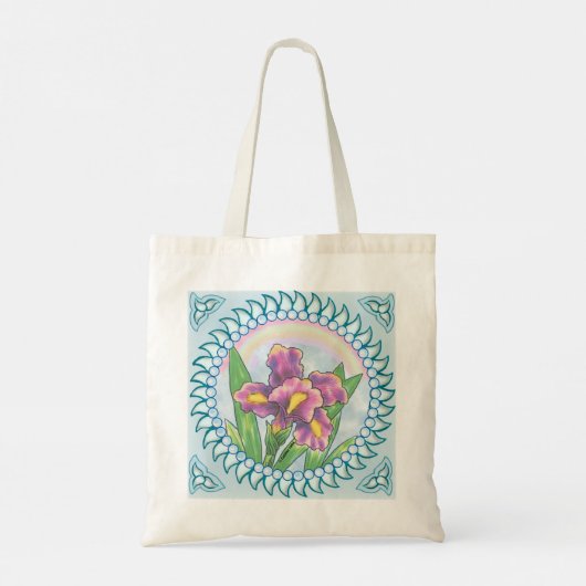 Pearl Iris Tote Bag (Achterkant)