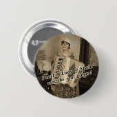 Pearl is de echte gember ronde button 5,7 cm (Voorkant /achterkant)