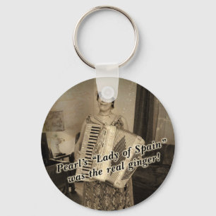 Pearl is de echte gember sleutelhanger