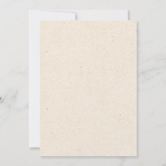 Pearl Ivory Oyster Bewaar de datum Kaart (Achterkant)