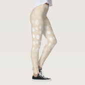 Pearl Ivory Stippen Silver Grey Pastel Confetti Gl Leggings (Rechts)