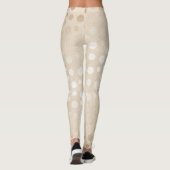 Pearl Ivory Stippen Silver Grey Pastel Confetti Gl Leggings (Achterkant)