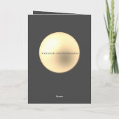 Pearl Jubileum Vrouw Groet Kaart (Achterkant)