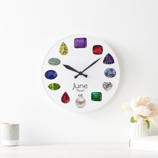 Pearl, juni geboortesteen grote klok (Huis)