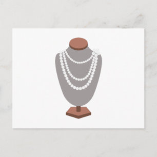 Pearl Ketting Briefkaart