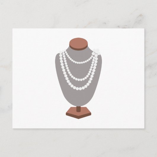 Pearl Ketting Briefkaart (Voorkant)