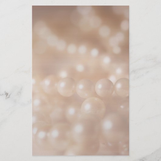 Pearl Ketting Stationery Briefpapier (Voorkant)