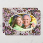 Pearl Lijst en Tapestry Vow Renewal Kaart (Voorkant / Achterkant)