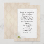 Pearl Lijst op Damaserpatroon Kaart (Voorkant / Achterkant)