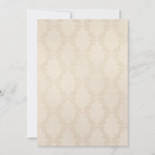 Pearl Lijst op Damaserpatroon Kaart (Achterkant)