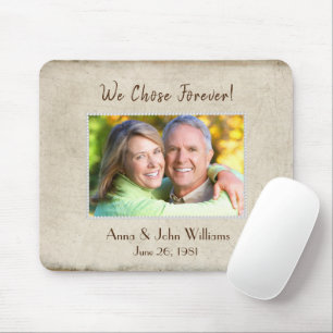 Pearl Lijst op onderdrukkende textuur Muismat