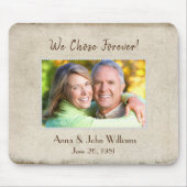 Pearl Lijst op onderdrukkende textuur Muismat (Voorkant)