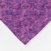 Pearl like Aries Zodiac Sign Pink Camouflage Fleece Deken (Hoek)