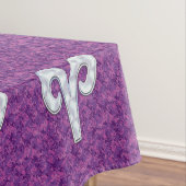 Pearl like Aries Zodiac Sign Pink Camouflage Tafelkleed (Voorbeeld)