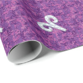 Pearl Like Aries Zodiac Symbol Digital Camouflage Cadeaupapier (Rol Hoek)