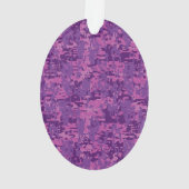 Pearl Like Aries Zodiac Symbol Digital Camouflage Ornament (achterkant)