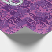 Pearl like Cancer Zodiac Sign on Digital Camo Cadeaupapier (Hoek)