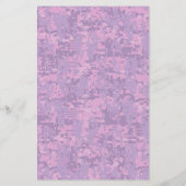Pearl like Cancer Zodiac Sign on Digital Camo Flyer (Achterkant)