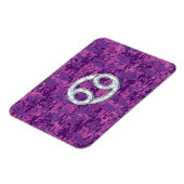 Pearl like Cancer Zodiac Sign on Digital Camo Magneet (Linkerzijde)
