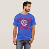 Pearl like Cancer Zodiac Sign on Digital Camo T-shirt (Voorkant volledig)