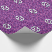 Pearl like Cancer Zodiac Symbol on Digital Camo Cadeaupapier (Hoek)