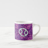 Pearl like Cancer Zodiac Symbol on Digital Camo Espresso Kop (Rechts)