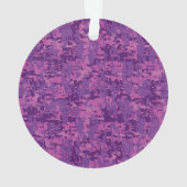 Pearl like Cancer Zodiac Symbol on Digital Camo Ornament (achterkant)