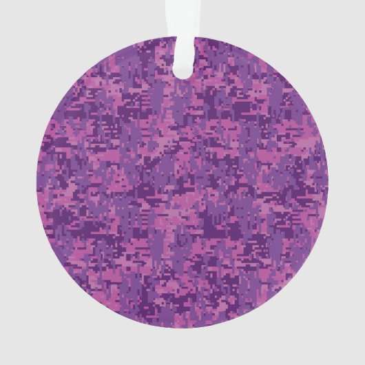 Pearl like Cancer Zodiac Symbol on Digital Camo Ornament (achterkant)