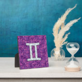 Pearl like Gemini Zodiac Sign on Digital Camo Fotoplaat (Insitu)