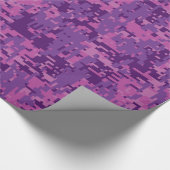 Pearl like Gemini Zodiac Symbol Digital Camouflage Cadeaupapier (Hoek)