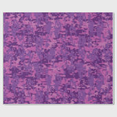 Pearl like Gemini Zodiac Symbol Digital Camouflage Cadeaupapier (Vlak)