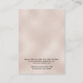 Pearl Logo Bracelet Display Card Visitekaartje (Achterkant)