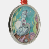 Pearl Metalen Ornament (Rechts)