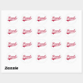 Pearl Mississippi Classic Design Ronde Sticker (Vel)