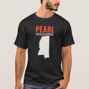 Pearl Mississippi USA State America Travel Mississ T-shirt